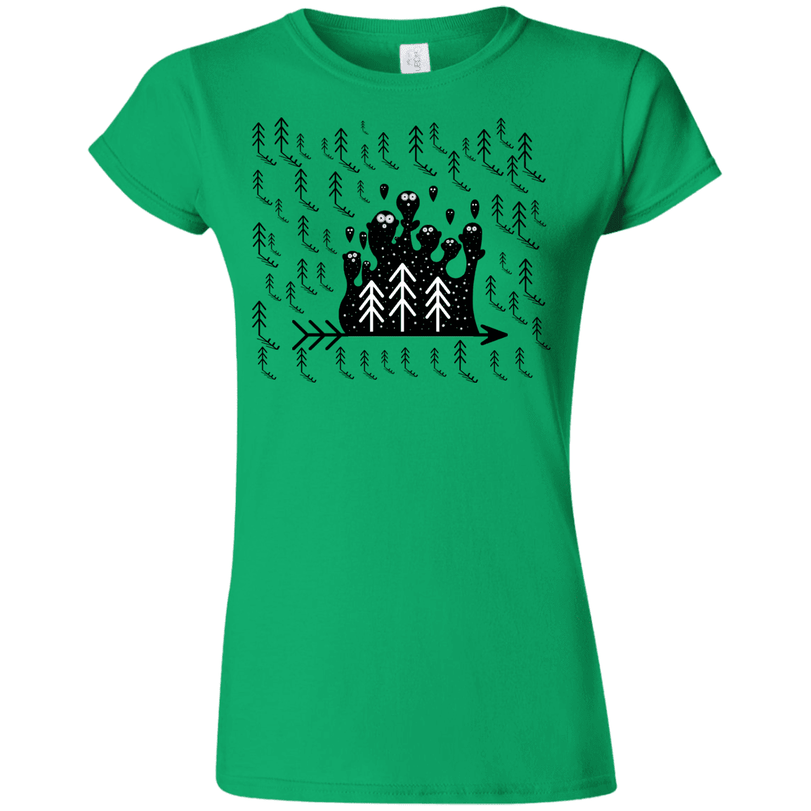 T-Shirts Irish Green / S Campfire Stories Junior Slimmer-Fit T-Shirt