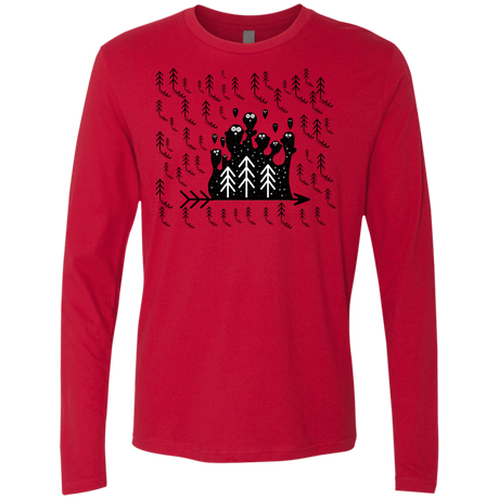 T-Shirts Red / S Campfire Stories Men's Premium Long Sleeve
