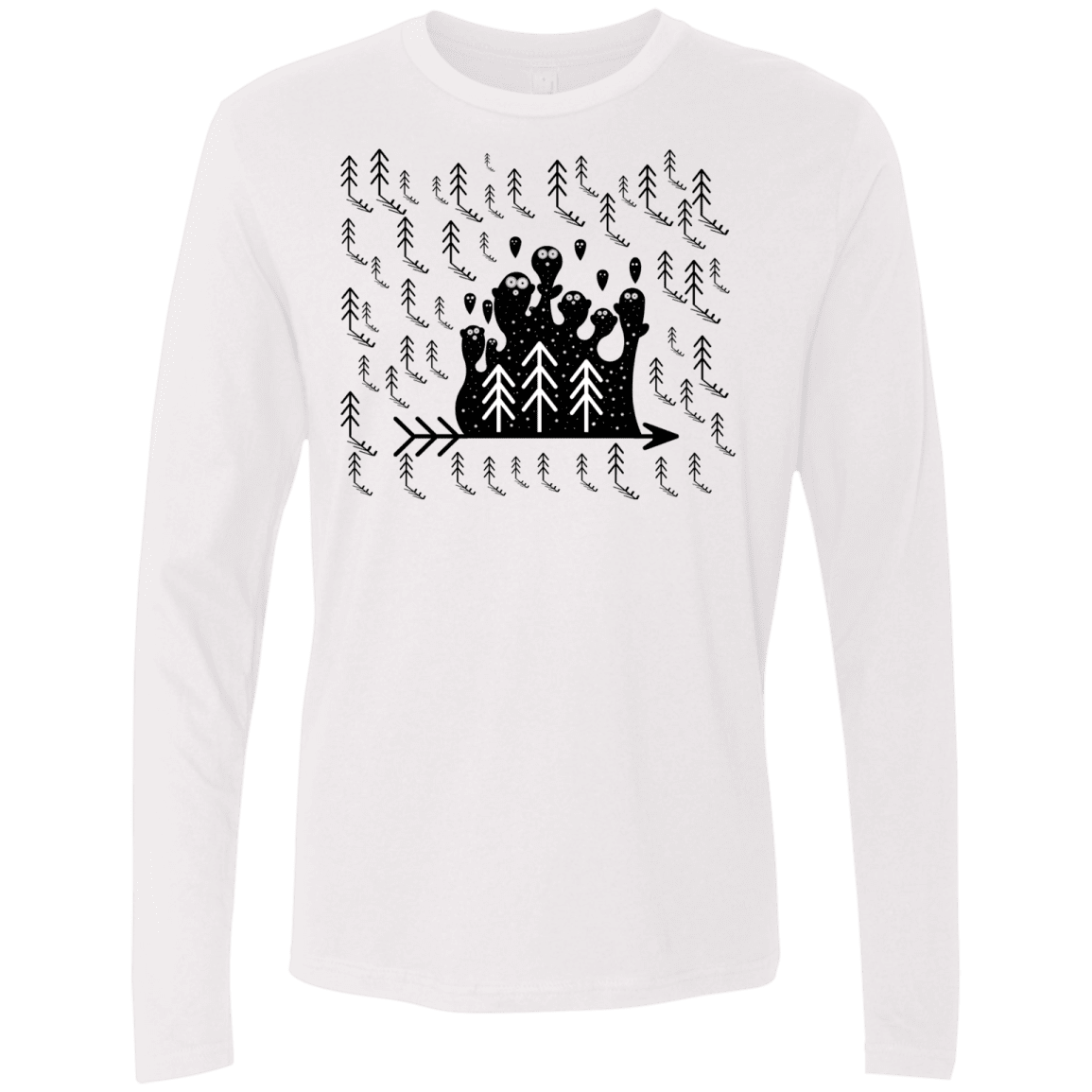 T-Shirts White / S Campfire Stories Men's Premium Long Sleeve