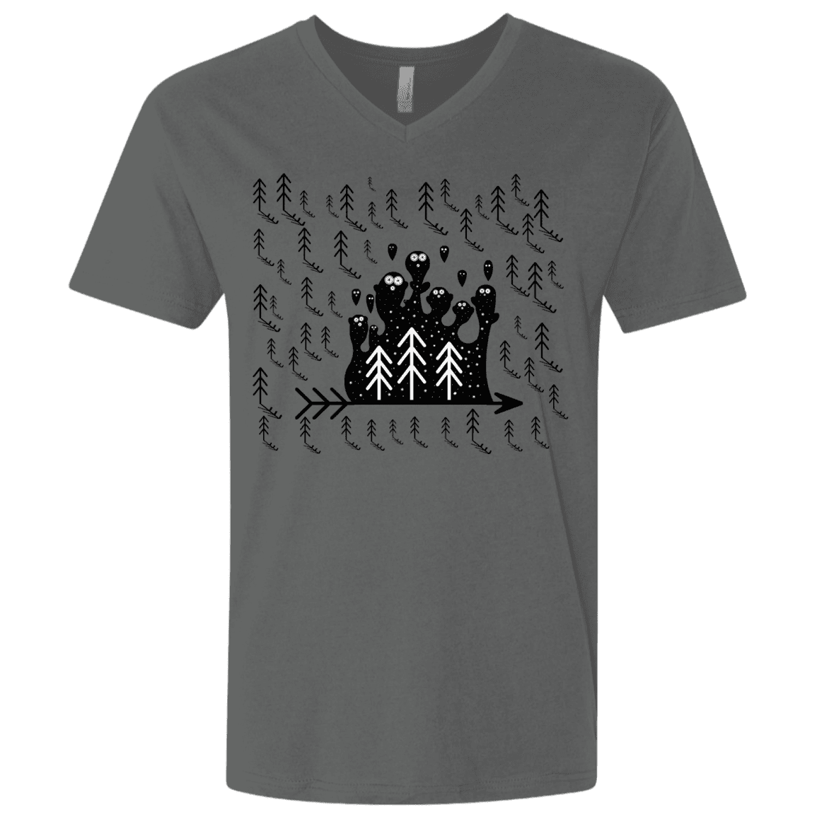 T-Shirts Heavy Metal / X-Small Campfire Stories Men's Premium V-Neck