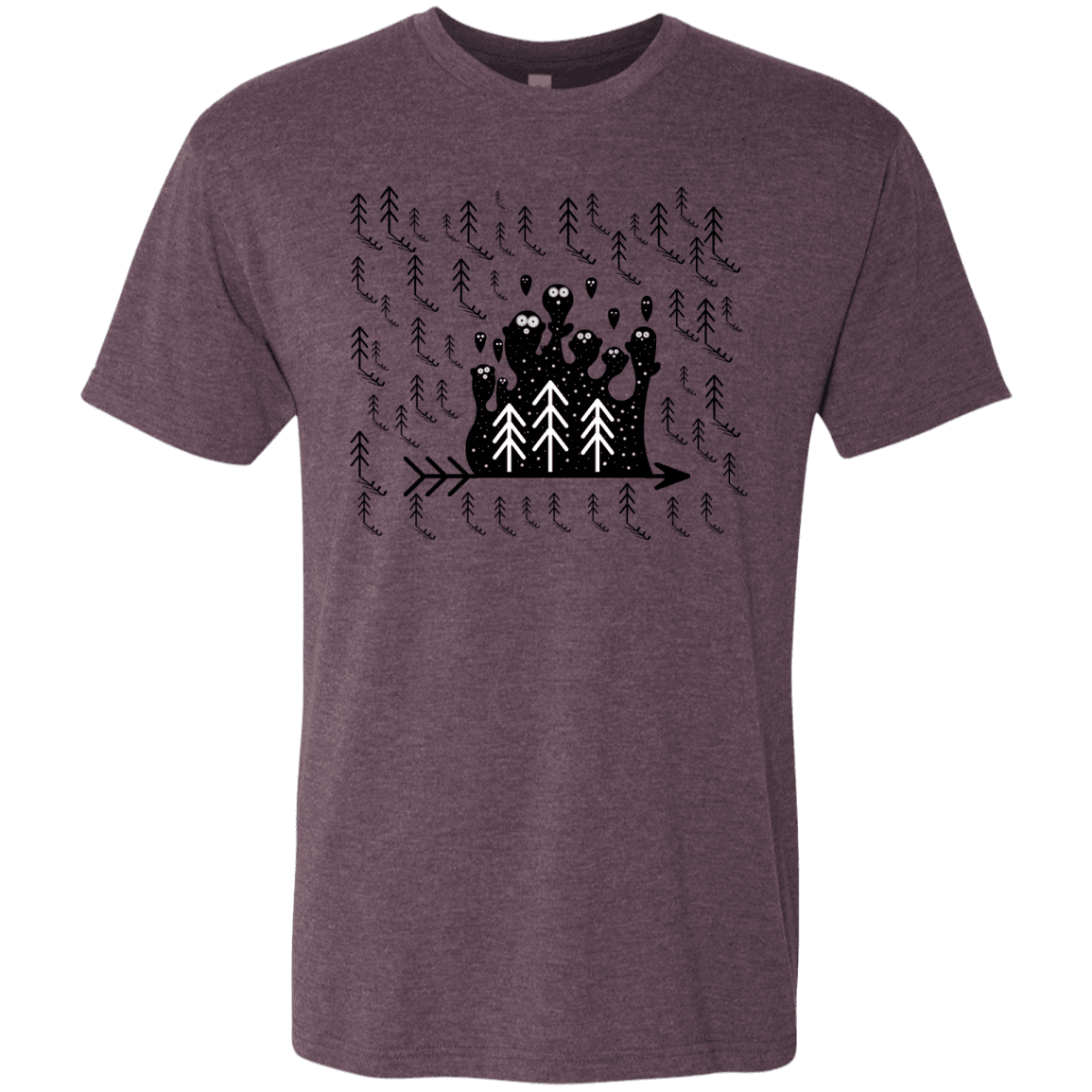T-Shirts Vintage Purple / S Campfire Stories Men's Triblend T-Shirt