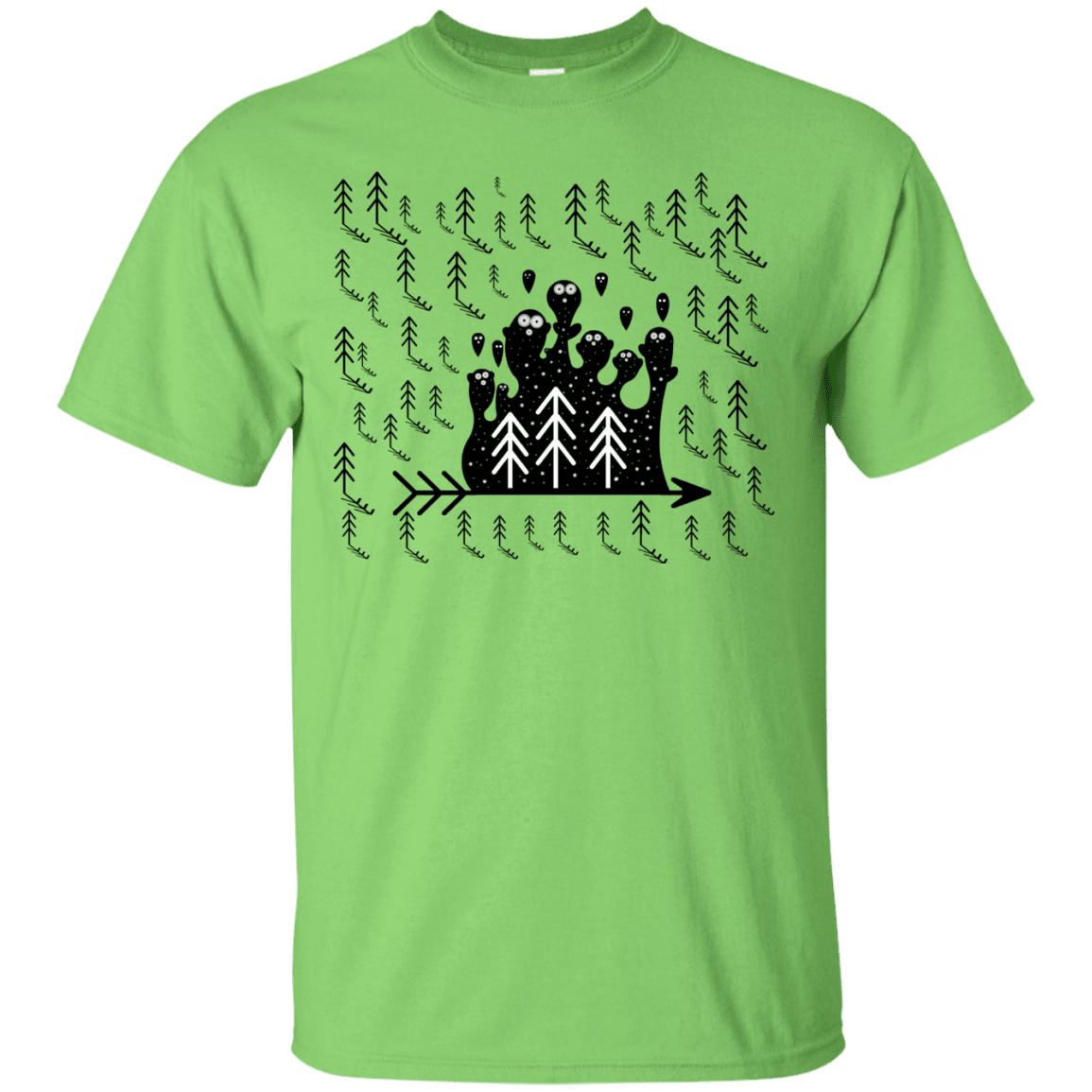T-Shirts Lime / S Campfire Stories T-Shirt