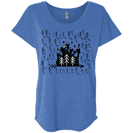 T-Shirts Vintage Royal / X-Small Campfire Stories Triblend Dolman Sleeve