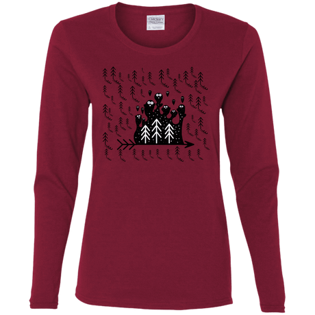 T-Shirts Cardinal / S Campfire Stories Women's Long Sleeve T-Shirt