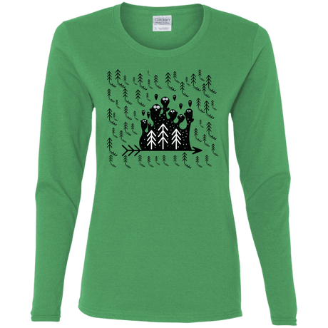 T-Shirts Irish Green / S Campfire Stories Women's Long Sleeve T-Shirt