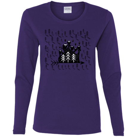 T-Shirts Purple / S Campfire Stories Women's Long Sleeve T-Shirt