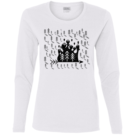 T-Shirts White / S Campfire Stories Women's Long Sleeve T-Shirt