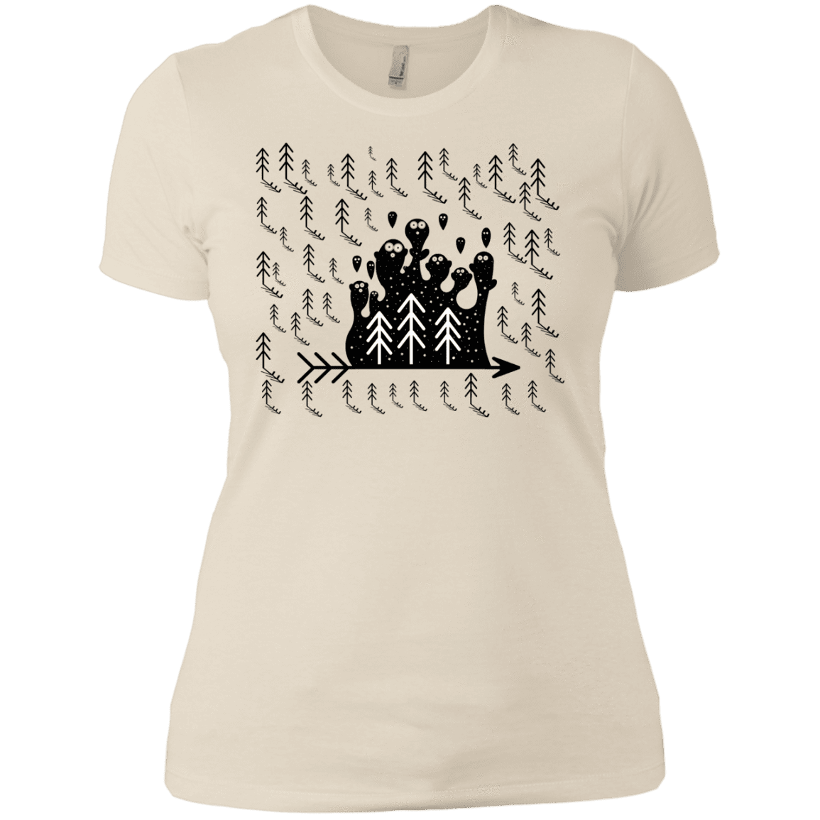 T-Shirts Ivory/ / X-Small Campfire Stories Women's Premium T-Shirt