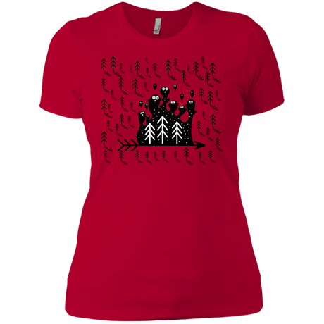 T-Shirts Red / X-Small Campfire Stories Women's Premium T-Shirt