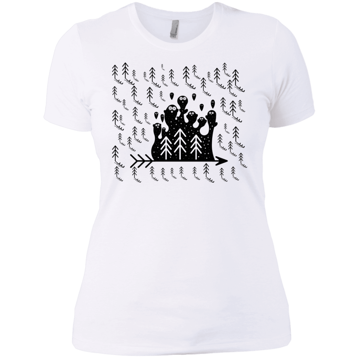 T-Shirts White / X-Small Campfire Stories Women's Premium T-Shirt