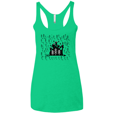 T-Shirts Envy / X-Small Campfire Stories Women's Triblend Racerback Tank