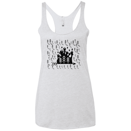 T-Shirts Heather White / X-Small Campfire Stories Women's Triblend Racerback Tank