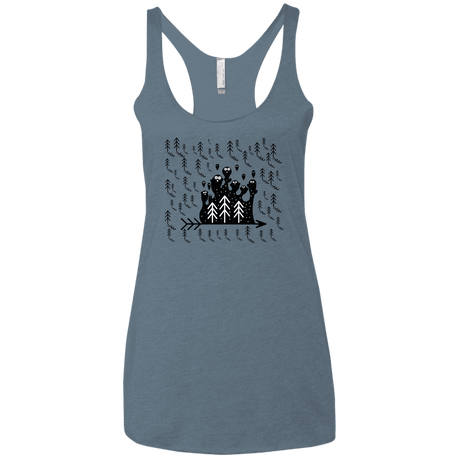T-Shirts Indigo / X-Small Campfire Stories Women's Triblend Racerback Tank