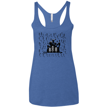 T-Shirts Vintage Royal / X-Small Campfire Stories Women's Triblend Racerback Tank