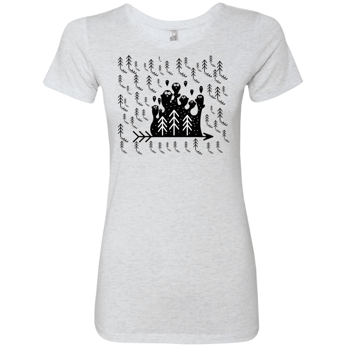T-Shirts Heather White / S Campfire Stories Women's Triblend T-Shirt