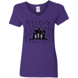 T-Shirts Purple / S Campfire Stories Women's V-Neck T-Shirt