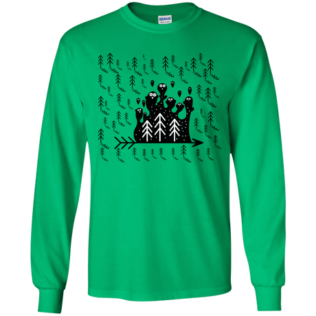 T-Shirts Irish Green / YS Campfire Stories Youth Long Sleeve T-Shirt