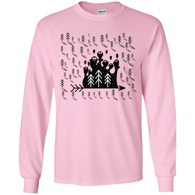 T-Shirts Light Pink / YS Campfire Stories Youth Long Sleeve T-Shirt