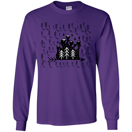 T-Shirts Purple / YS Campfire Stories Youth Long Sleeve T-Shirt
