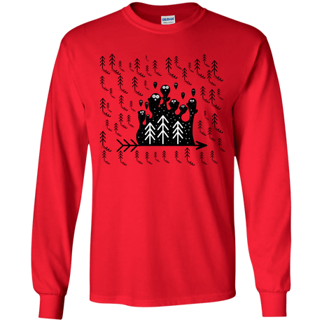 T-Shirts Red / YS Campfire Stories Youth Long Sleeve T-Shirt