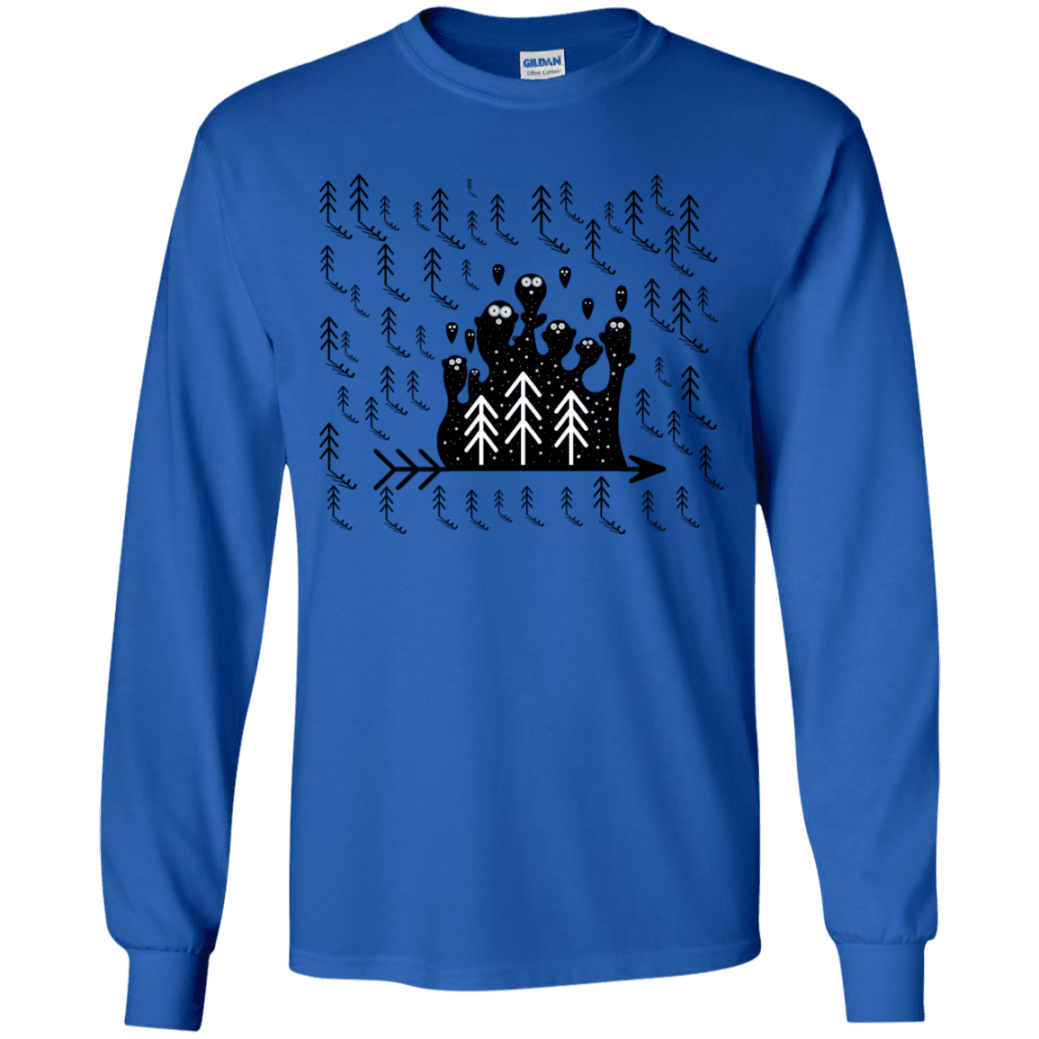 T-Shirts Royal / YS Campfire Stories Youth Long Sleeve T-Shirt