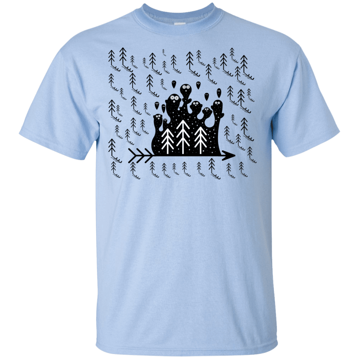 T-Shirts Light Blue / YXS Campfire Stories Youth T-Shirt