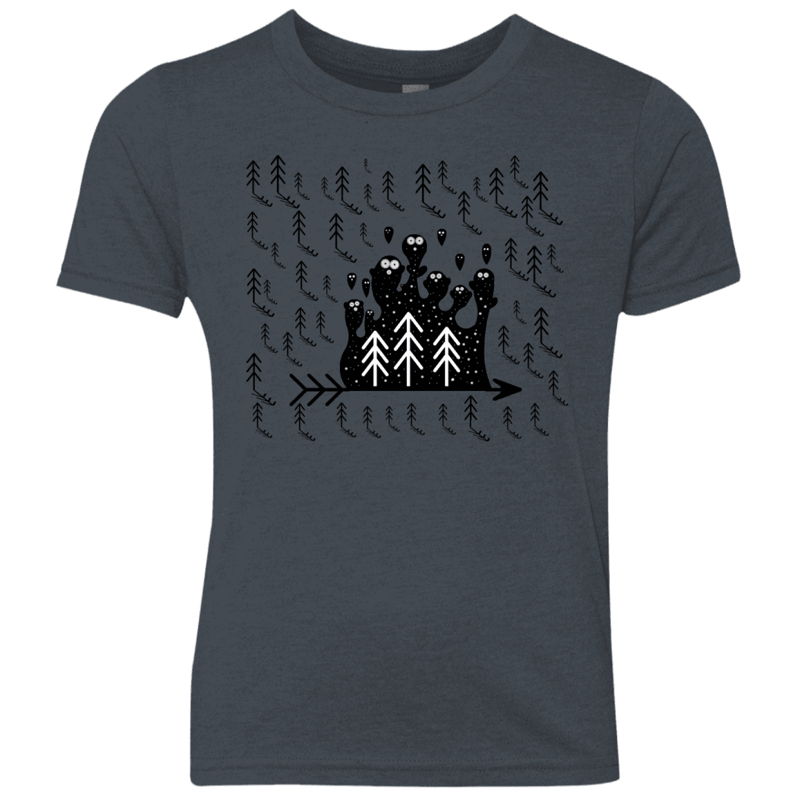T-Shirts Vintage Navy / YXS Campfire Stories Youth Triblend T-Shirt
