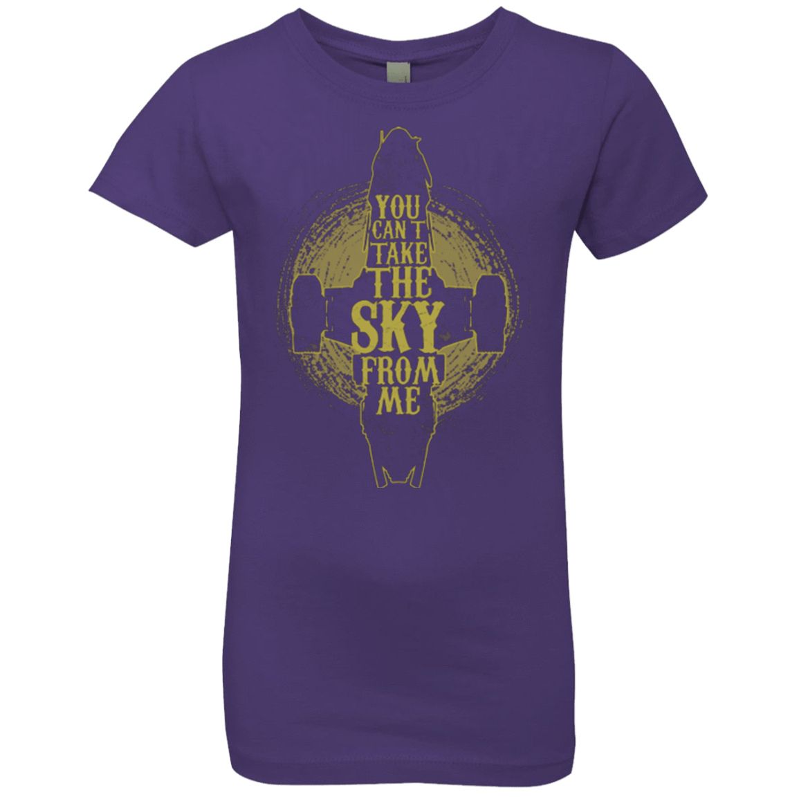 T-Shirts Purple Rush / YXS Can't take the sky Girls Premium T-Shirt