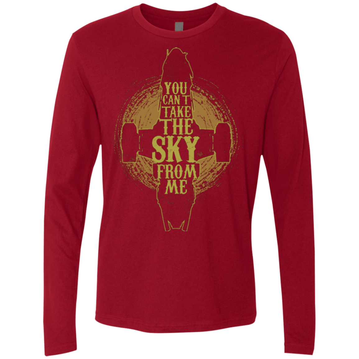 T-Shirts Cardinal / Small Can't take the sky Men's Premium Long Sleeve