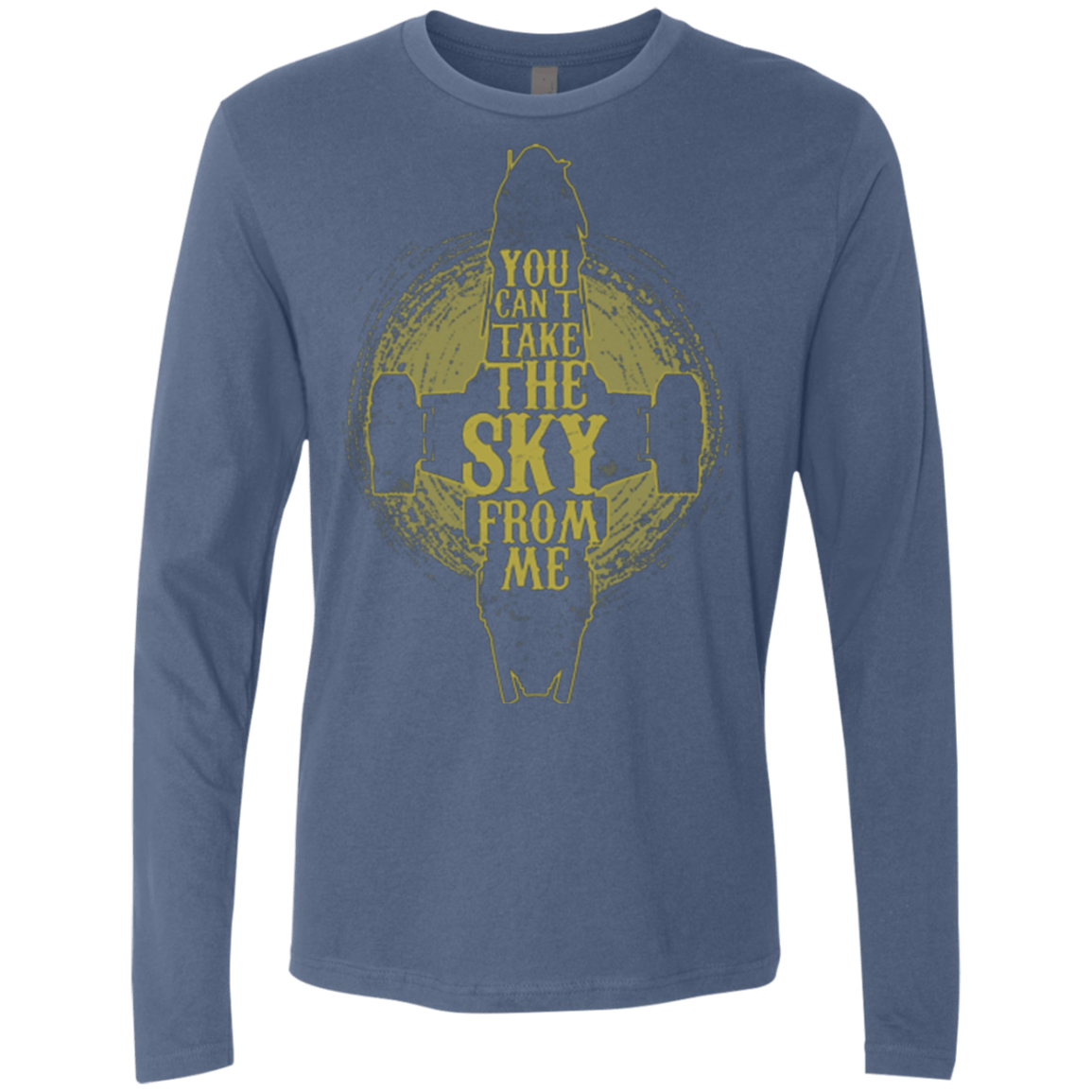 T-Shirts Indigo / Small Can't take the sky Men's Premium Long Sleeve
