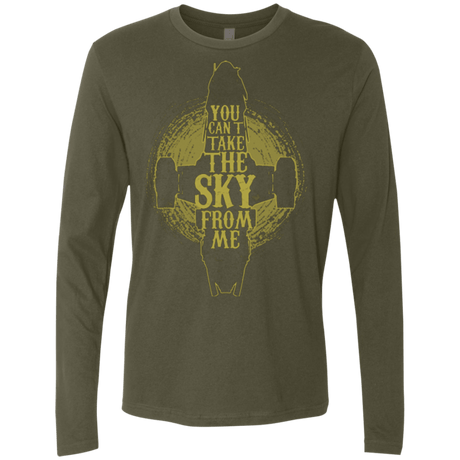 T-Shirts Military Green / Small Can't take the sky Men's Premium Long Sleeve