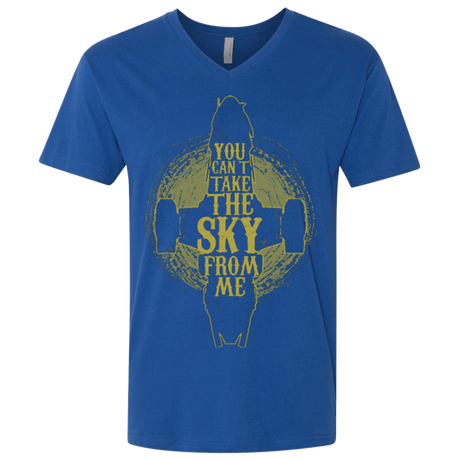 T-Shirts Royal / X-Small Can't take the sky Men's Premium V-Neck