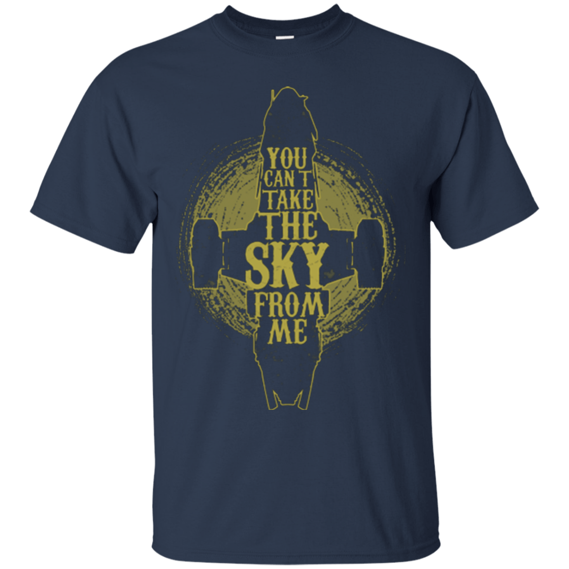 T-Shirts Navy / Small Can't take the sky T-Shirt