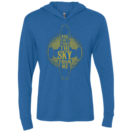 T-Shirts Vintage Royal / X-Small Can't take the sky Triblend Long Sleeve Hoodie Tee