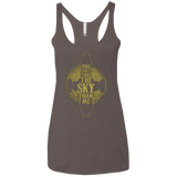 T-Shirts Macchiato / X-Small Can't take the sky Women's Triblend Racerback Tank