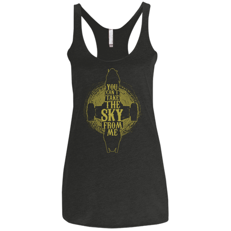 T-Shirts Vintage Black / X-Small Can't take the sky Women's Triblend Racerback Tank