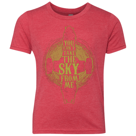 T-Shirts Vintage Red / YXS Can't take the sky Youth Triblend T-Shirt