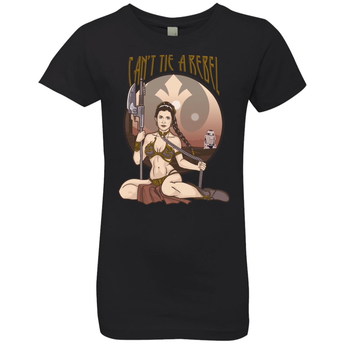 T-Shirts Black / YXS Can't Tie a Rebel Girls Premium T-Shirt