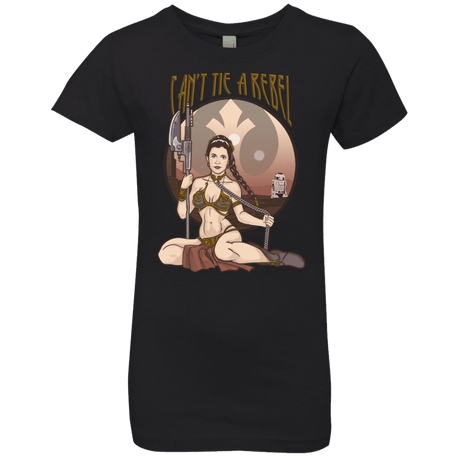 T-Shirts Black / YXS Can't Tie a Rebel Girls Premium T-Shirt