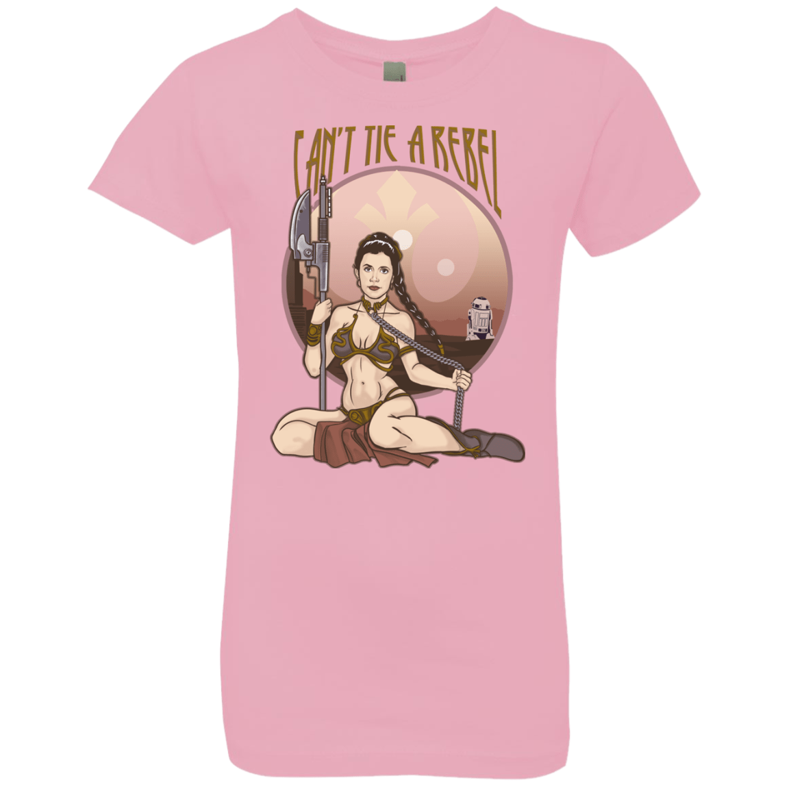 T-Shirts Light Pink / YXS Can't Tie a Rebel Girls Premium T-Shirt