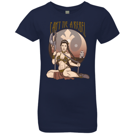 T-Shirts Midnight Navy / YXS Can't Tie a Rebel Girls Premium T-Shirt