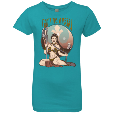 T-Shirts Tahiti Blue / YXS Can't Tie a Rebel Girls Premium T-Shirt