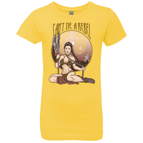 T-Shirts Vibrant Yellow / YXS Can't Tie a Rebel Girls Premium T-Shirt