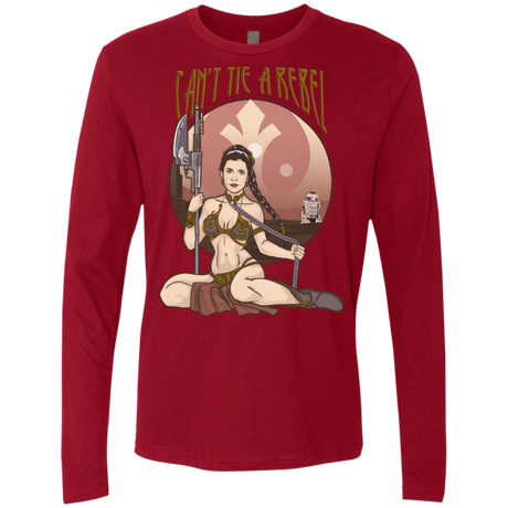 T-Shirts Cardinal / Small Can't Tie a Rebel Men's Premium Long Sleeve