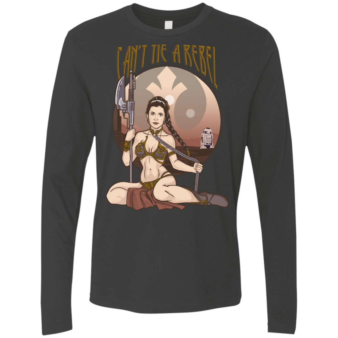 T-Shirts Heavy Metal / Small Can't Tie a Rebel Men's Premium Long Sleeve