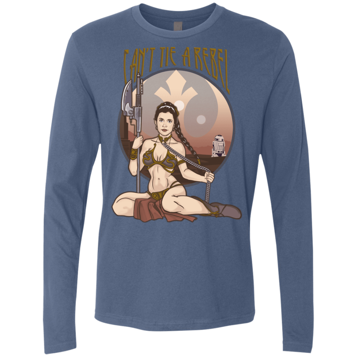 T-Shirts Indigo / Small Can't Tie a Rebel Men's Premium Long Sleeve