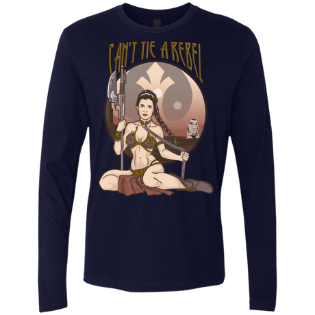 T-Shirts Midnight Navy / Small Can't Tie a Rebel Men's Premium Long Sleeve
