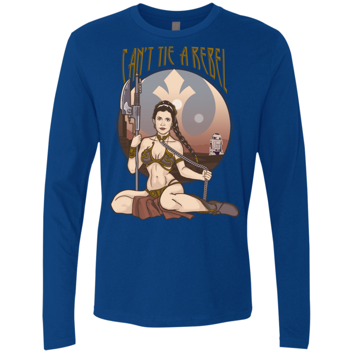 T-Shirts Royal / Small Can't Tie a Rebel Men's Premium Long Sleeve