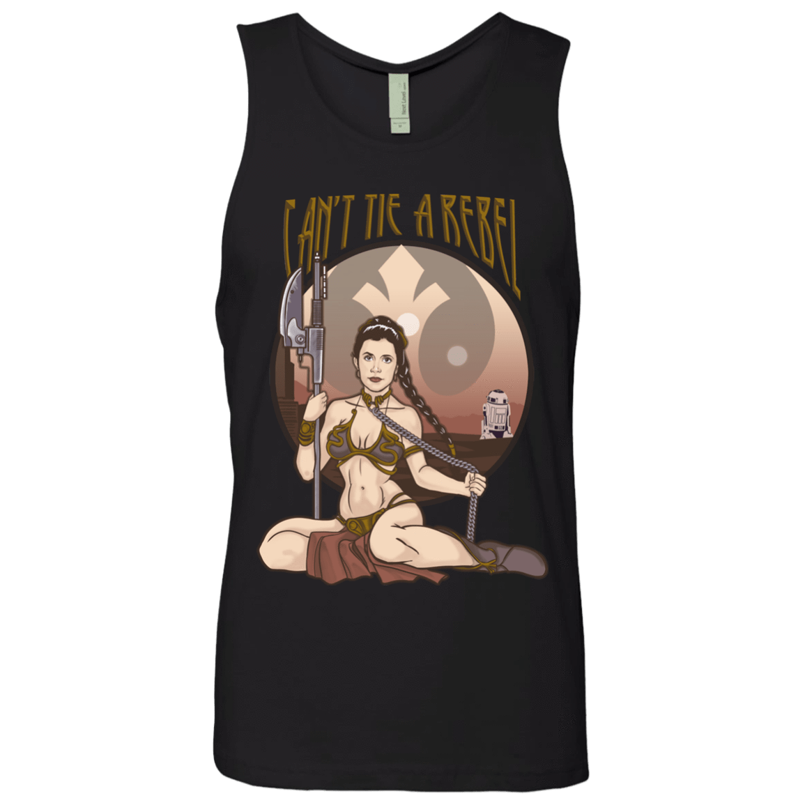 T-Shirts Black / Small Can't Tie a Rebel Men's Premium Tank Top