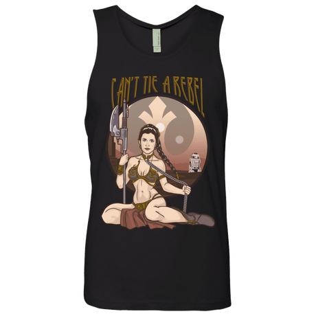 T-Shirts Black / Small Can't Tie a Rebel Men's Premium Tank Top